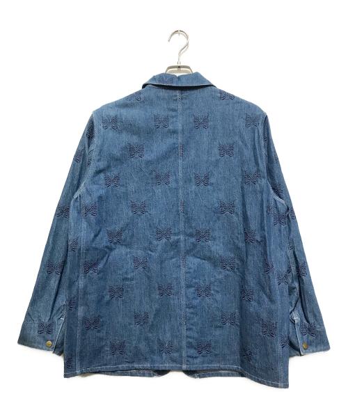 Needles（ニードルズ）Needles (ニードルズ) パピヨン刺繍カバーオール インディゴ サイズ:SIZE Mの古着・服飾アイテム