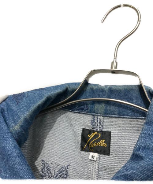 Needles（ニードルズ）Needles (ニードルズ) パピヨン刺繍カバーオール インディゴ サイズ:SIZE Mの古着・服飾アイテム