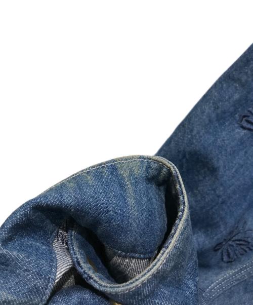 Needles（ニードルズ）Needles (ニードルズ) パピヨン刺繍カバーオール インディゴ サイズ:SIZE Mの古着・服飾アイテム