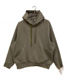 ATTACHMENT（アタッチメント）の古着「PE DOUBLE KNIT OVERSIZED HOODIE」｜オリーブ
