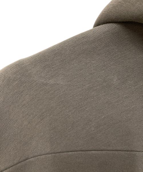 ATTACHMENT（アタッチメント）ATTACHMENT (アタッチメント) PE DOUBLE KNIT OVERSIZED HOODIE オリーブ サイズ:1の古着・服飾アイテム