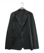 ATTACHMENTアタッチメント）の古着「MAT STRETCH JERSEY 2B JKT」｜ブラック