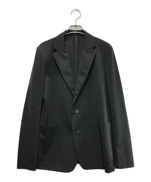 ATTACHMENT（アタッチメント）ATTACHMENT (アタッチメント) MAT STRETCH JERSEY 2B JKT ブラック サイズ:1の古着・服飾アイテム