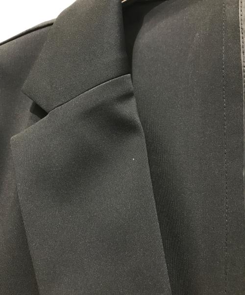 ATTACHMENT（アタッチメント）ATTACHMENT (アタッチメント) MAT STRETCH JERSEY 2B JKT ブラック サイズ:1の古着・服飾アイテム