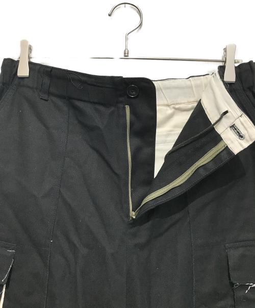 PUBLIC TOKYO（パブリックトウキョウ）PUBLIC TOKYO (パブリックトウキョウ) フレンチコットンワイドカーゴパンツ ブラック サイズ:1の古着・服飾アイテム