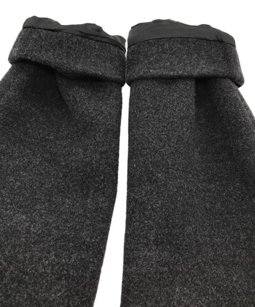 wjk（ダブルジェイケー）wjk (ダブルジェイケー) ウールメルトンウィッチコート グレー サイズ:Sの古着・服飾アイテム