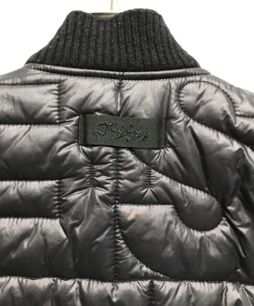 DIESEL（ディーゼル）DIESEL (ディーゼル) ダメージ加工キルティングジャケット ブラック サイズ:Sの古着・服飾アイテム