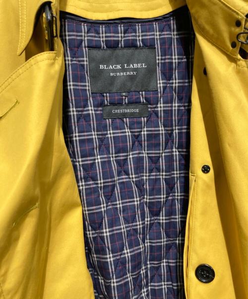 BURBERRY BLACK LABEL（バーバリーブラックレーベル）BURBERRY BLACK LABEL (バーバリーブラックレーベル) トレンチコート イエロー サイズ:Mの古着・服飾アイテム