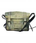 Dr.Martens×TATE BRITAINドクターマーチン×テートブリテン）の古着「ショルダーバッグ」｜ブラック×グリーン