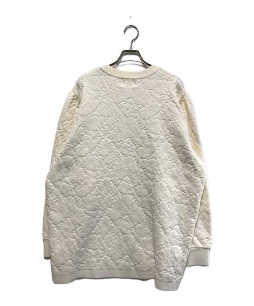 OHGA（オオガ）OHGA (オオガ) フラワージャガードニット アイボリー サイズ:Freeの古着・服飾アイテム