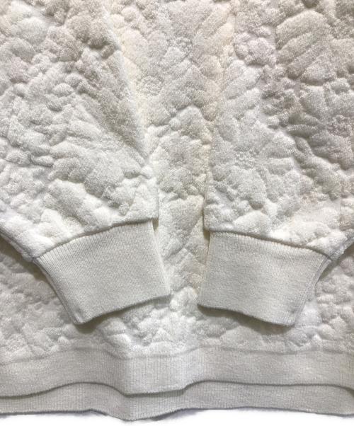 OHGA（オオガ）OHGA (オオガ) フラワージャガードニット アイボリー サイズ:Freeの古着・服飾アイテム