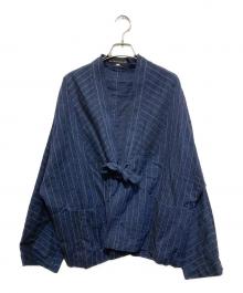 shirin guild（シリン ギルド）の古着「ストライプジャケット」｜ネイビー