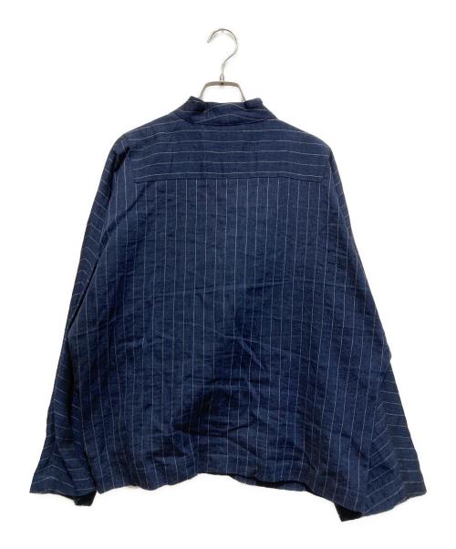 shirin guild（シリン ギルド）shirin guild (シリン ギルド) ストライプジャケット ネイビー サイズ:Sの古着・服飾アイテム