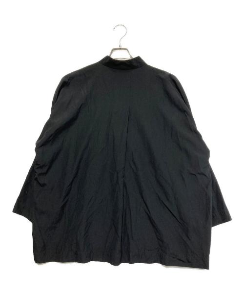 shirin guild（シリン ギルド）shirin guild (シリン ギルド) ノーカラーシャツ ブラック サイズ:Sの古着・服飾アイテム