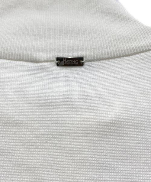 HERNO（ヘルノ）HERNO (ヘルノ) 切替ハイブリットブルゾン ホワイト サイズ:50の古着・服飾アイテム
