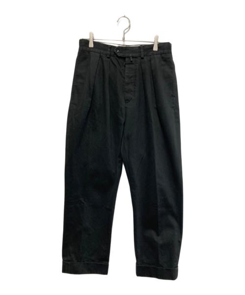 NEAT（ニート）NEAT (ニート) センタープレスパンツ ブラック サイズ:44の古着・服飾アイテム