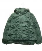 UN3D.アンスリード）の古着「レイヤードダウンジャケット」｜グリーン