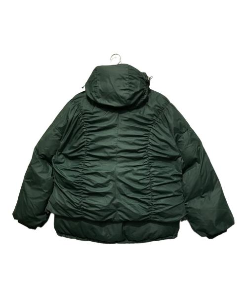 UN3D.（アンスリード）UN3D. (アンスリード) レイヤードダウンジャケット グリーン サイズ:SIZE　36の古着・服飾アイテム