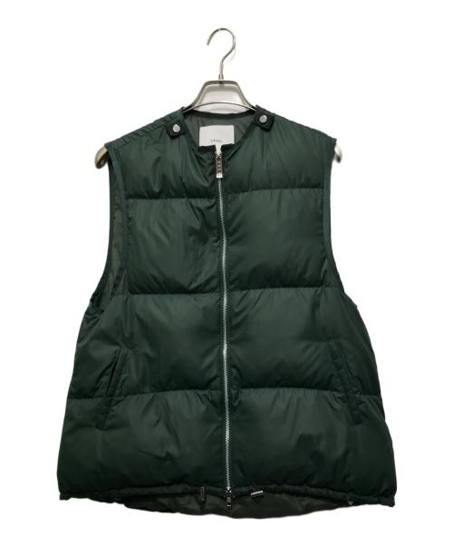 UN3D.（アンスリード）UN3D. (アンスリード) レイヤードダウンジャケット グリーン サイズ:SIZE　36の古着・服飾アイテム