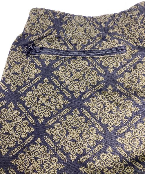 Needles（ニードルズ）Needles (ニードルズ) Track Pant Poly JQ ブラック×グリーン サイズ:Sの古着・服飾アイテム
