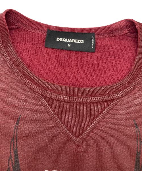 DSQUARED2（ディースクエアード）DSQUARED2 (ディースクエアード) 半袖スウェット ブラウン サイズ:Mの古着・服飾アイテム