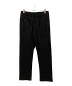 ONE GRAVITYワングラヴィティ）の古着「ウールジャージーリブパンツ」｜ブラック