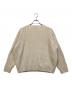 EBURE (エブール) カシミヤVネックニット ホワイト サイズ:SIZE M (38)：12000円