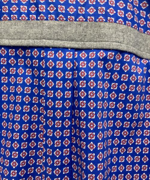 COMME des GARCONS HOMME（コムデギャルソン オム）COMME des GARCONS HOMME (コムデギャルソン オム) 柄ロングスリーブシャツ ブルー サイズ:Sの古着・服飾アイテム