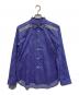 COMME des GARCONS HOMME（コムデギャルソン オム）の古着「柄ロングスリーブシャツ」｜ブルー
