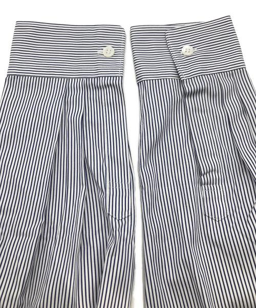 COMME des GARCONS HOMME DEUX（コムデギャルソン オム ドゥ）COMME des GARCONS HOMME DEUX (コムデギャルソン オム ドゥ) ストライプシャツ ブラック×ホワイト サイズ:Sの古着・服飾アイテム