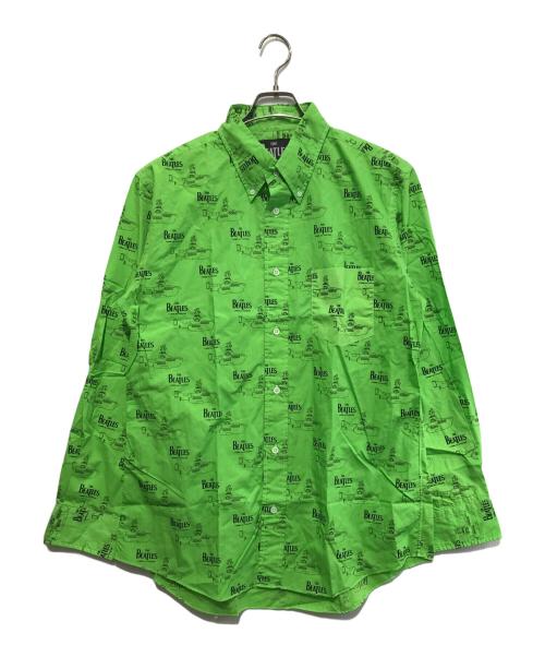 COMME des GARCONS（コムデギャルソン）COMME des GARCONS (コムデギャルソン) グラフィックシャツ グリーン サイズ:XLの古着・服飾アイテム