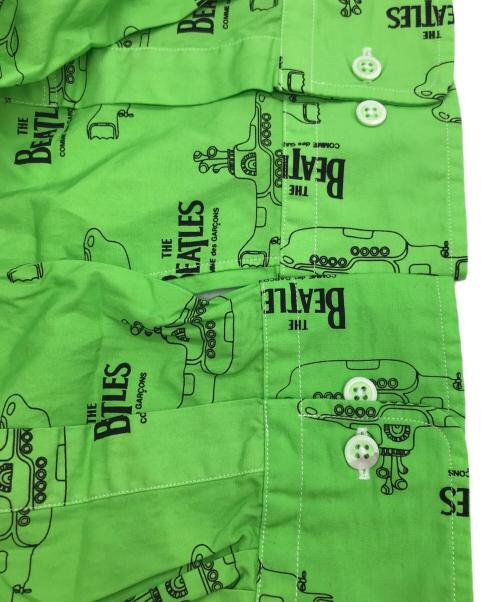 COMME des GARCONS（コムデギャルソン）COMME des GARCONS (コムデギャルソン) グラフィックシャツ グリーン サイズ:XLの古着・服飾アイテム