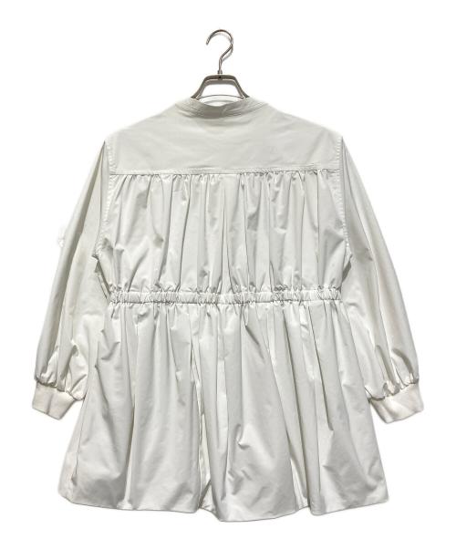 rosy monster（ロージーモンスター）rosy monster (ロージーモンスター) ペプラムボリュームブラウス ホワイト サイズ:SIZE Freeの古着・服飾アイテム