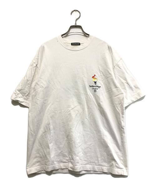 BALENCIAGA（バレンシアガ）BALENCIAGA (バレンシアガ) 21SS Paris Olympics Tee ホワイト サイズ:XSの古着・服飾アイテム