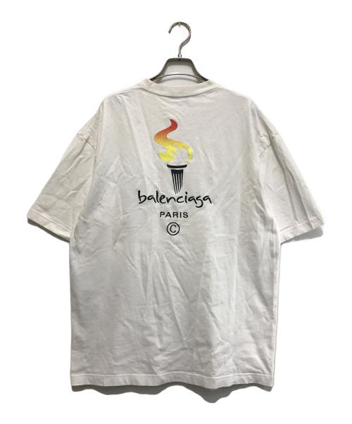 BALENCIAGA（バレンシアガ）BALENCIAGA (バレンシアガ) 21SS Paris Olympics Tee ホワイト サイズ:XSの古着・服飾アイテム