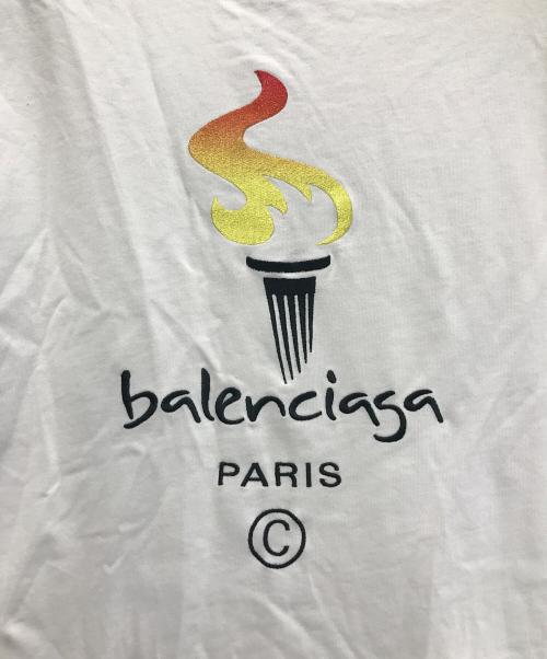 BALENCIAGA（バレンシアガ）BALENCIAGA (バレンシアガ) 21SS Paris Olympics Tee ホワイト サイズ:XSの古着・服飾アイテム
