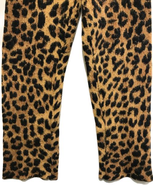 Palm Angels（パーム エンジェルス）Palm Angels (パーム エンジェルス) レオパードパンツ ベージュ×ブラック サイズ:Lの古着・服飾アイテム