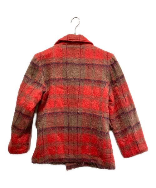 45rpm（45アールピーエム）45rpm (45アールピーエム) モヘアブレンドダブルコート レッド サイズ:-の古着・服飾アイテム