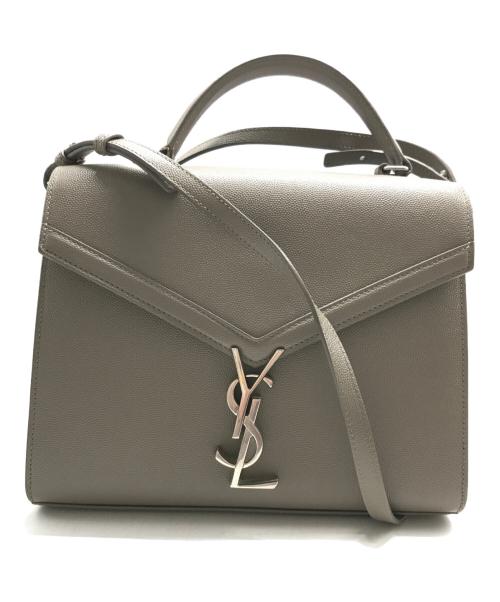 Saint Laurent Paris（サンローランパリ）Saint Laurent Paris (サンローランパリ) カサンドラ トップハンドル ミディアム ベージュの古着・服飾アイテム