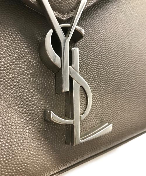Saint Laurent Paris（サンローランパリ）Saint Laurent Paris (サンローランパリ) カサンドラ トップハンドル ミディアム ベージュの古着・服飾アイテム