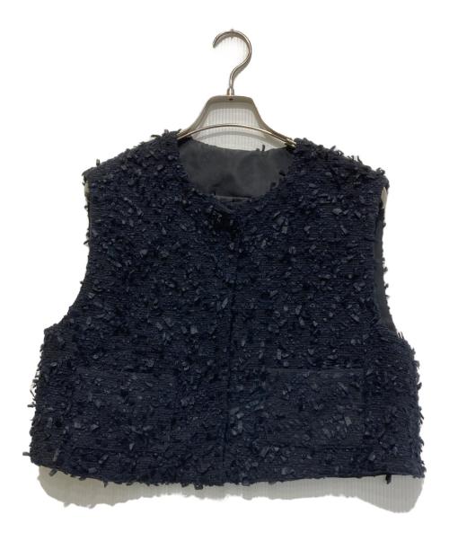 Gypsohila（ジプソフィア）Gypsohila (ジプソフィア) Sucre Gilet ブラック サイズ:Fの古着・服飾アイテム