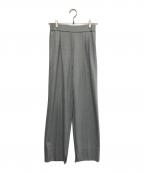 YORIヨリ）の古着「ウォーム裏起毛ハンサムパンツ」｜グレー