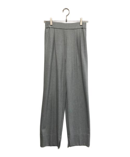 YORI（ヨリ）yori (ヨリ) ウォーム裏起毛ハンサムパンツ グレー サイズ:36の古着・服飾アイテム