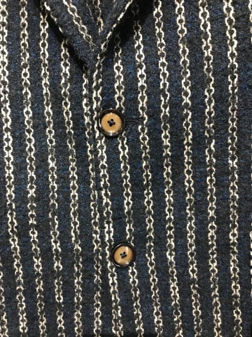 TAGLIATORE（タリアトーレ）TAGLIATORE (タリアトーレ) モンテカルロチェーン柄テーラードジャケット ネイビー サイズ:50の古着・服飾アイテム