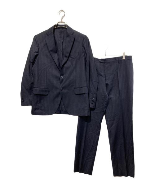 LARDINI（ラルディーニ）LARDINI (ラルディーニ) ウールセットアップスーツ ネイビー サイズ:52の古着・服飾アイテム