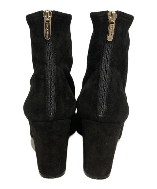 sergio rossi（セルジオロッシ）sergio rossi (セルジオロッシ) スウェードヒールブーツ ブラック サイズ:SIZE 38の古着・服飾アイテム