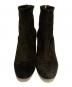 sergio rossi (セルジオロッシ) スウェードヒールブーツ ブラック サイズ:SIZE 38：6000円