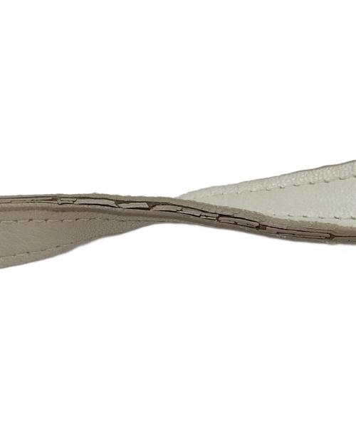 Yves Saint Laurent（イヴサンローラン）Yves Saint Laurent (イヴサンローラン) フリンジハンドバッグ ベージュの古着・服飾アイテム