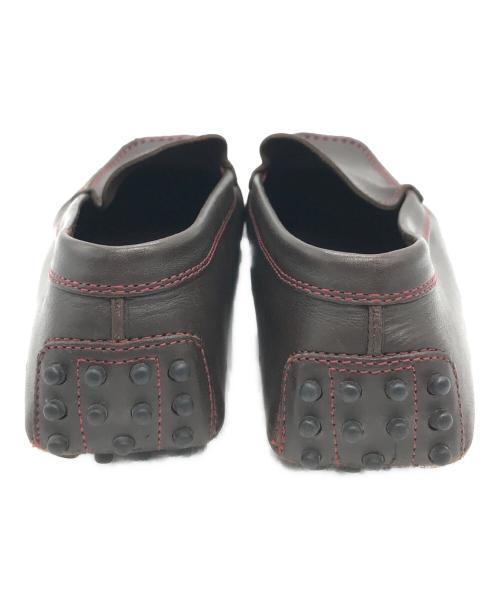 TOD'S（トッズ）TOD'S (トッズ) Ferrari (フェラーリ) ドライビングシューズ ブラウン サイズ:8 1/2の古着・服飾アイテム