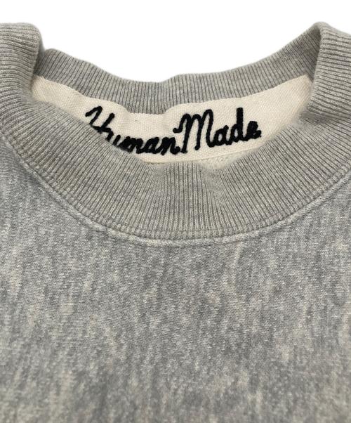 HUMAN MADE（ヒューマンメイド）HUMAN MADE (ヒューマンメイド) ワッペンスウェット グレー サイズ:Sの古着・服飾アイテム